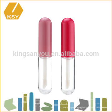 Kissproof colorful plastic aluminum cap private label container lip gloss tube